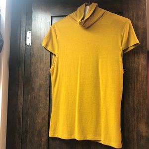 Alice + Olivia Gold T-Turtleneck, NWOT